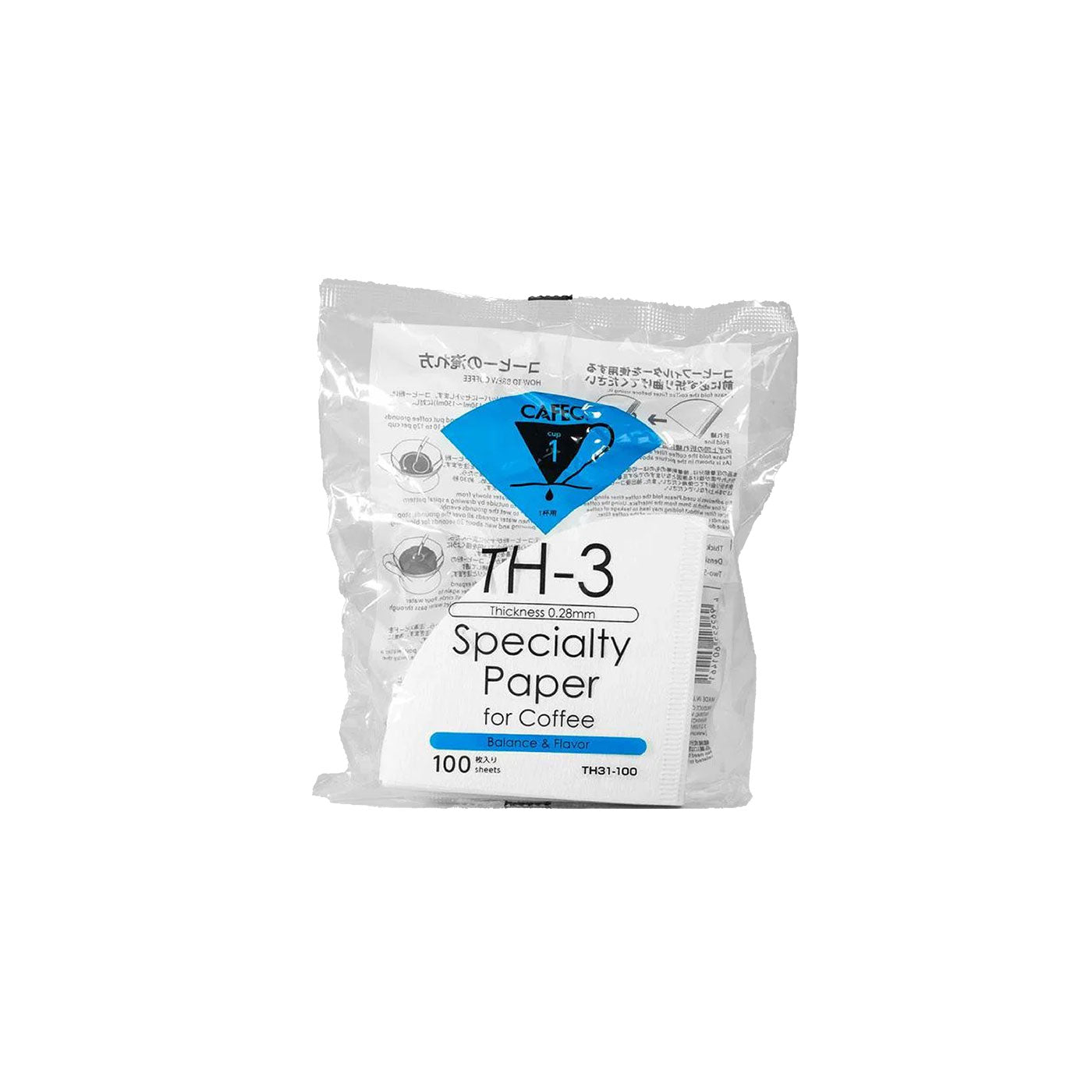 Cafec TH-3 filterpapier – CUP4 - Unusual Coffees