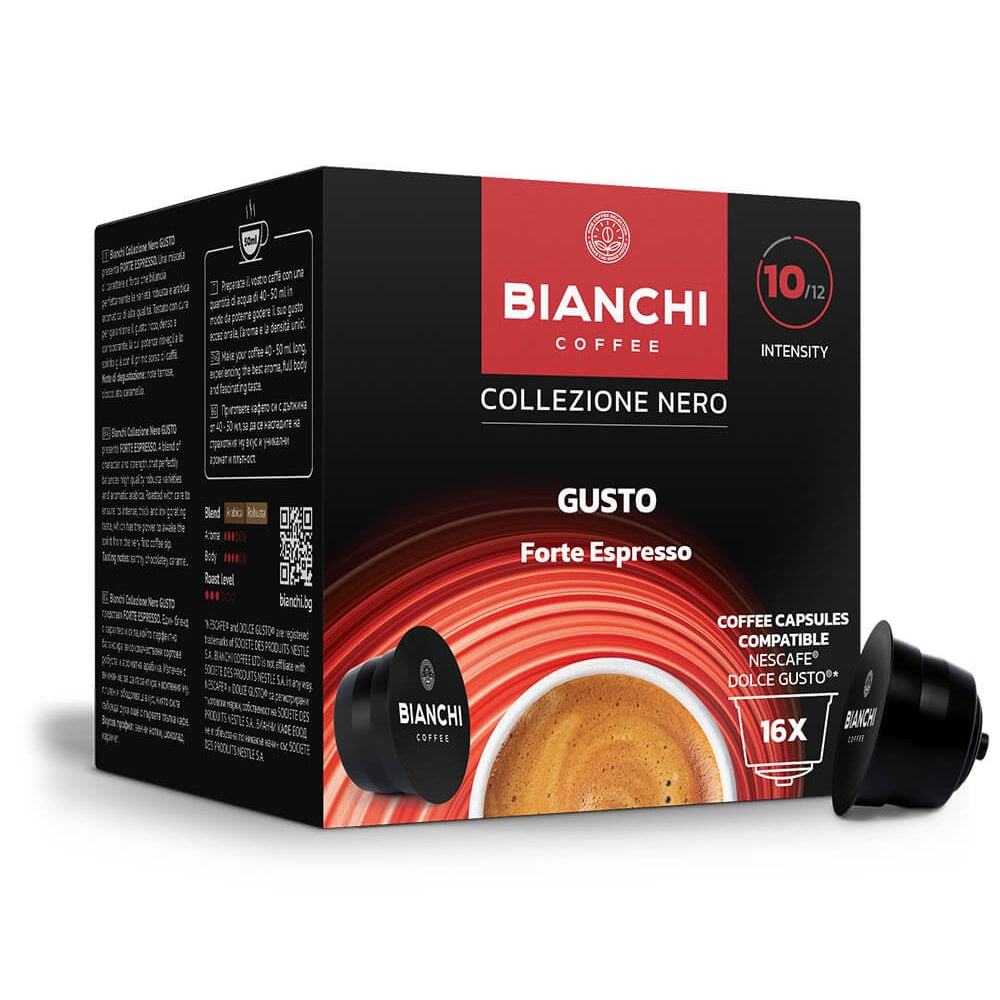 Bianchi Koffie Forte Espresso Nescafe Dolce Gusto Capsule Koffie - Unusual Coffees