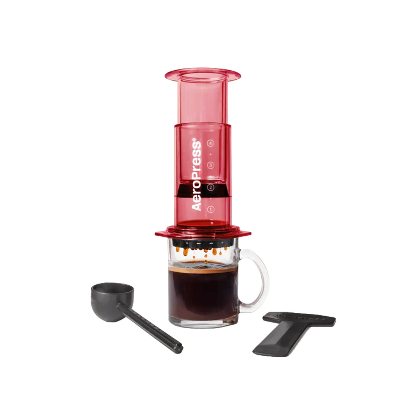 AeroPress Clear Red