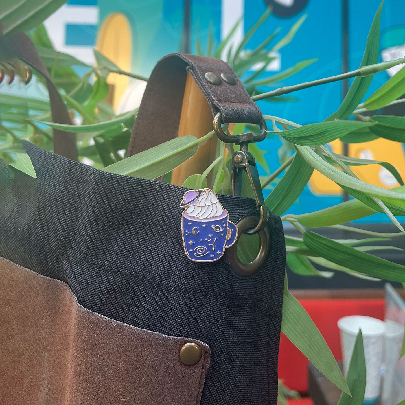 Koffie met room badge - Pin