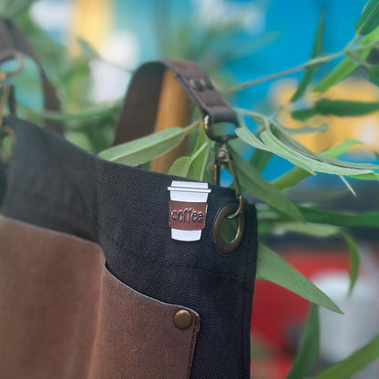 Coffee Takeaway Badge - Pin